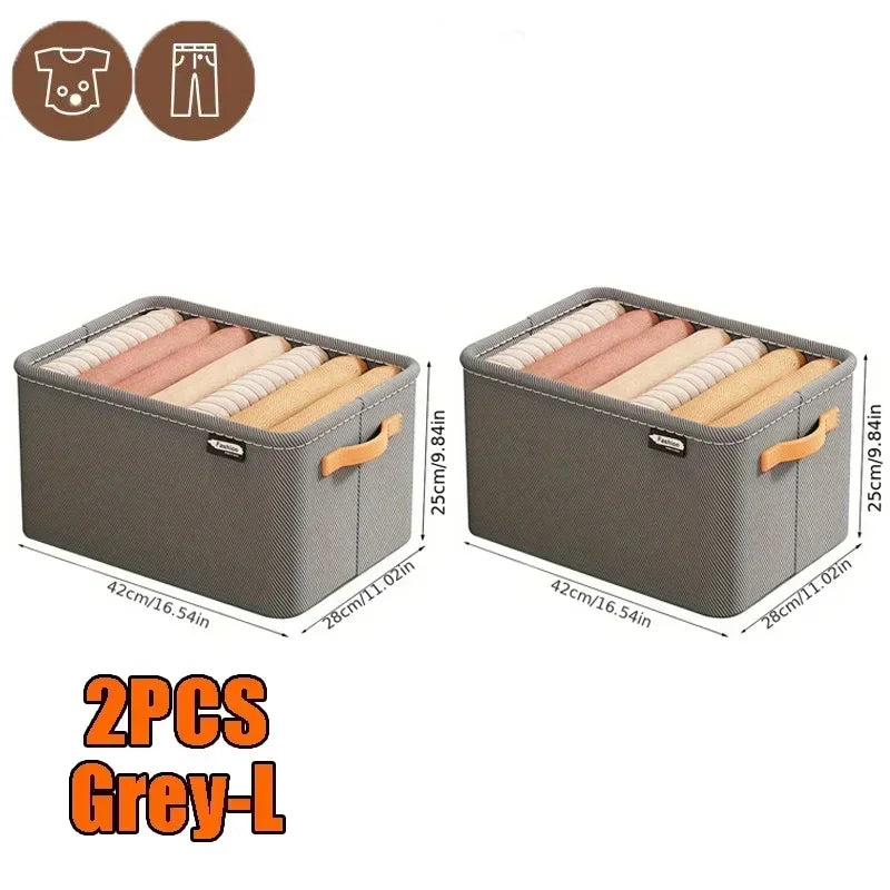 Thick Clothes Organizer Box – Pants, Sweaters & Jeans Storage