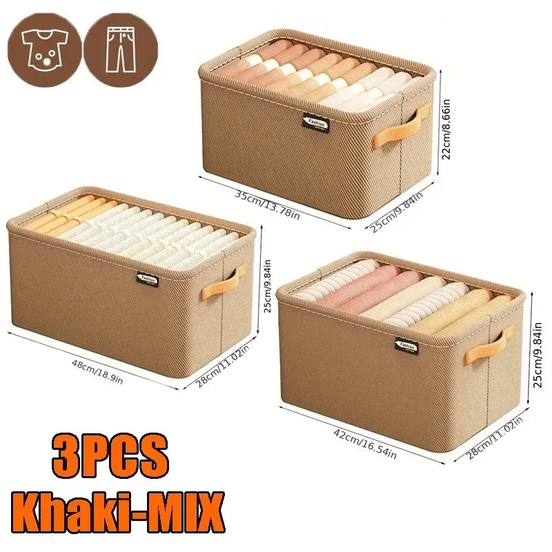 Thick Clothes Organizer Box – Pants, Sweaters & Jeans Storage