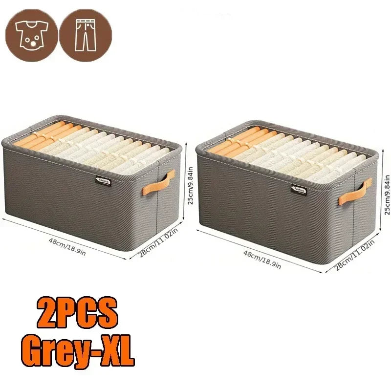 Thick Clothes Organizer Box – Pants, Sweaters & Jeans Storage
