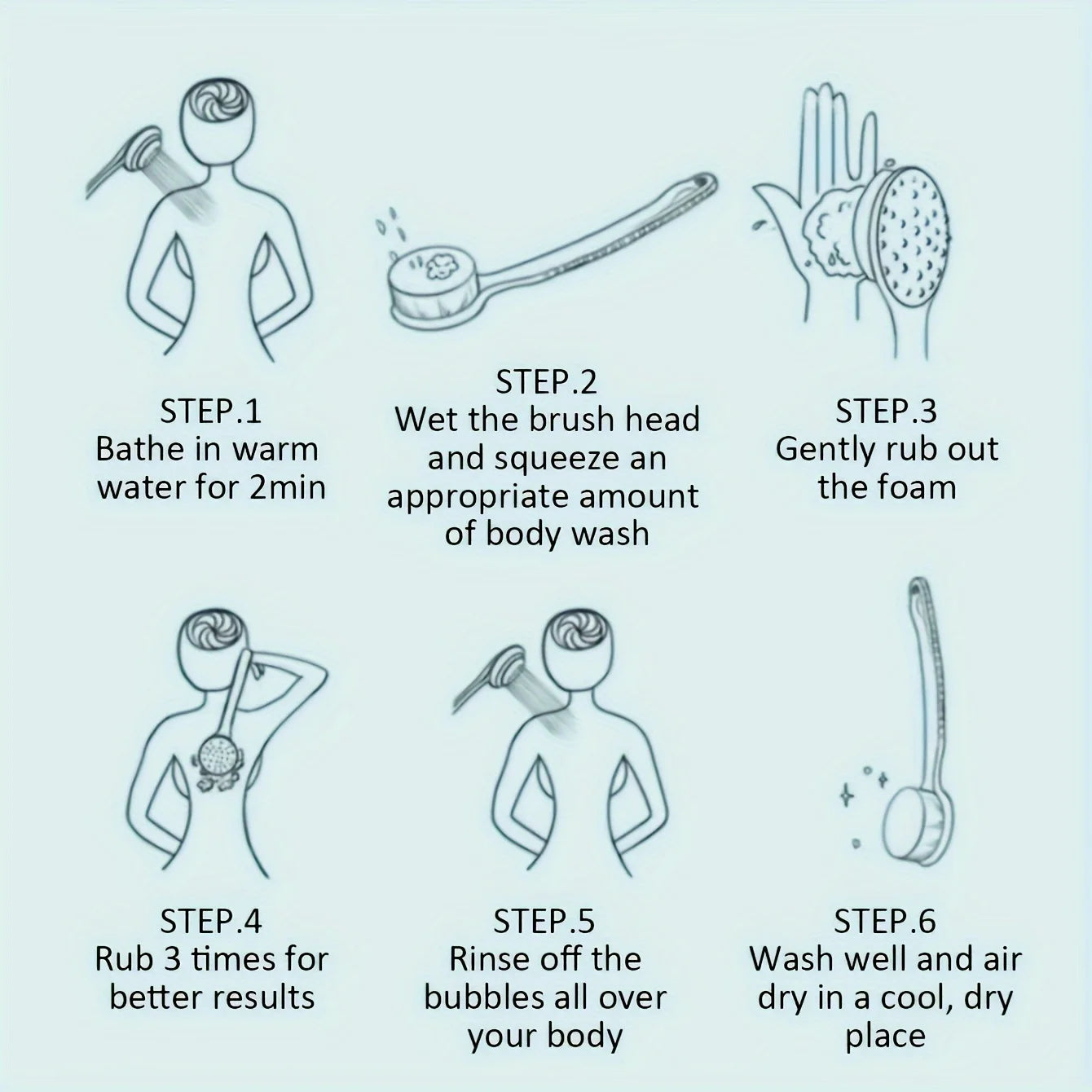 Soft & gentle bristles