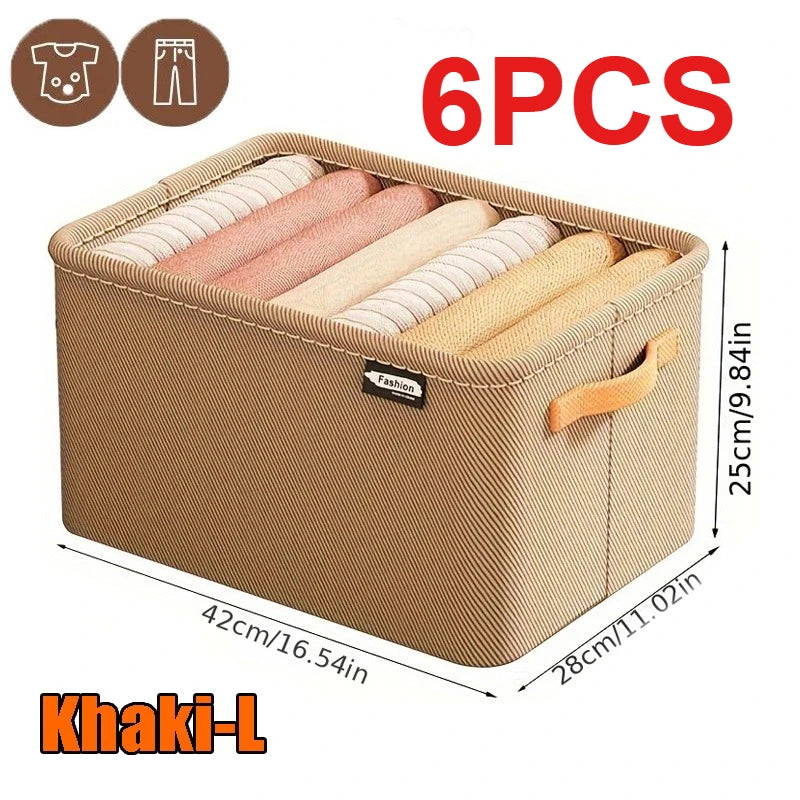 Thick Clothes Organizer Box – Pants, Sweaters & Jeans Storage