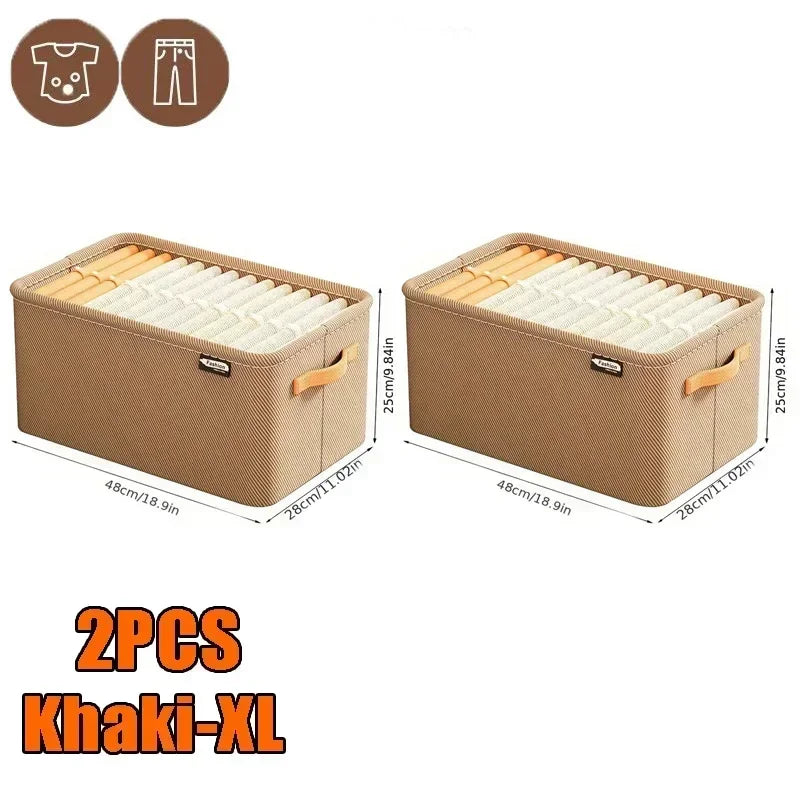 Thick Clothes Organizer Box – Pants, Sweaters & Jeans Storage