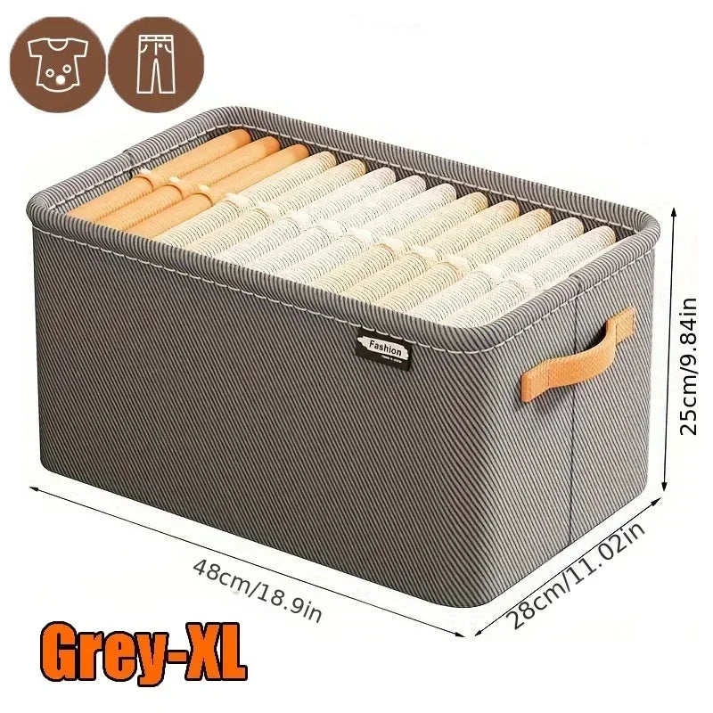Thick Clothes Organizer Box – Pants, Sweaters & Jeans Storage