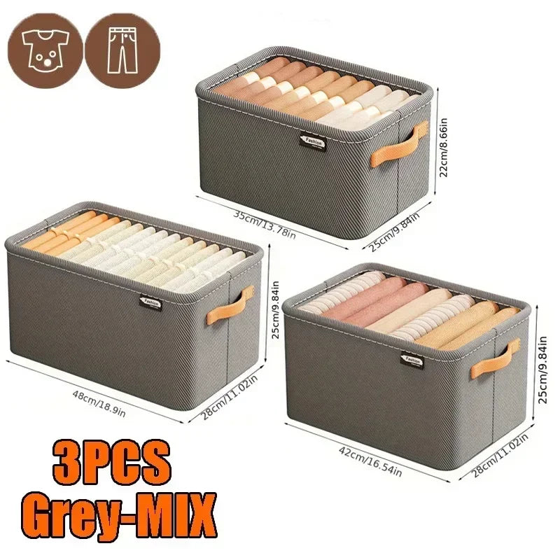 Thick Clothes Organizer Box – Pants, Sweaters & Jeans Storage