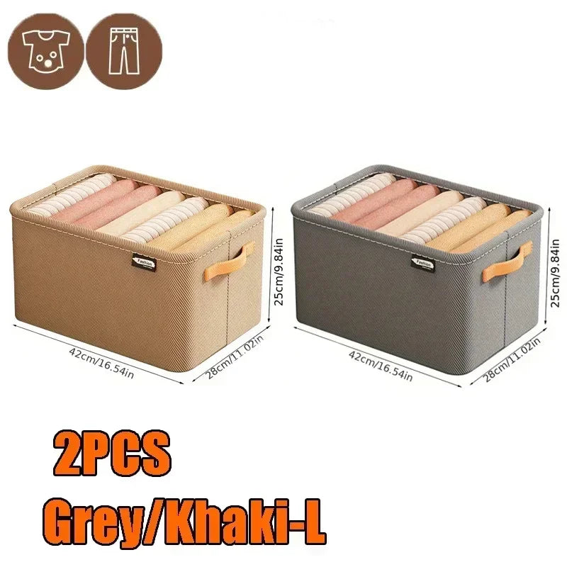 Thick Clothes Organizer Box – Pants, Sweaters & Jeans Storage