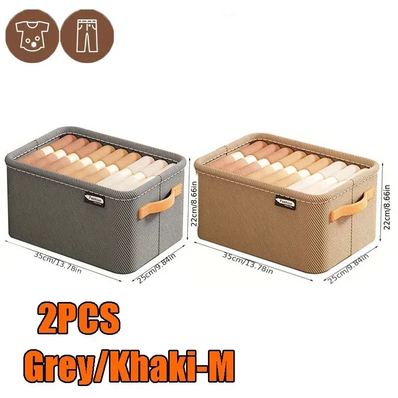 Thick Clothes Organizer Box – Pants, Sweaters & Jeans Storage